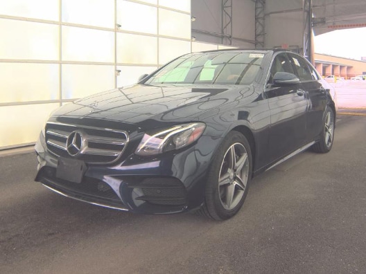 Blue 2017 Mercedes-Benz E-Class Sedan All-Wheel Drive 9-Speed Automatic