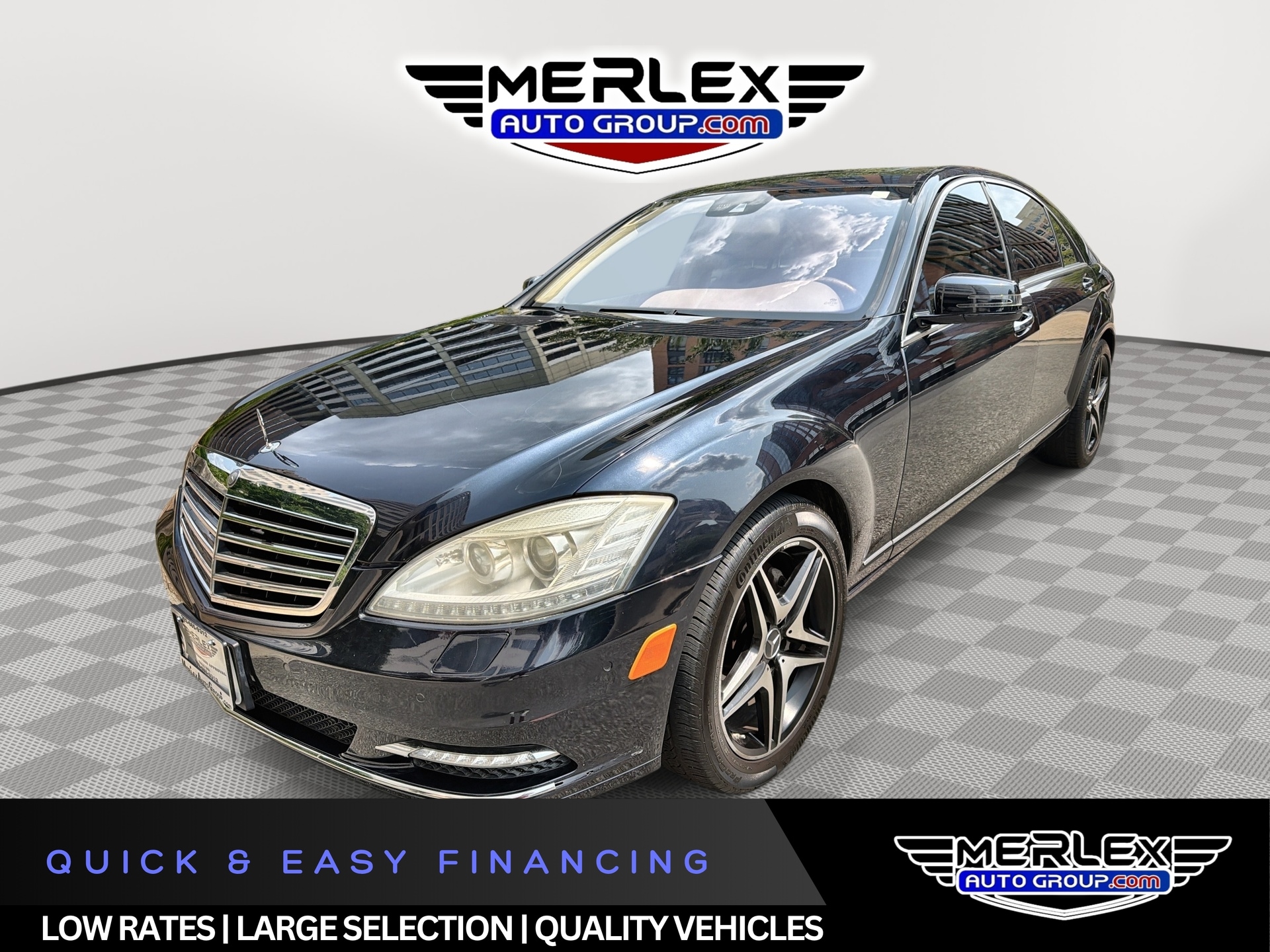 Blue 2010 Mercedes-Benz S-Class Sedan Rear-Wheel Drive 7-Speed Automatic