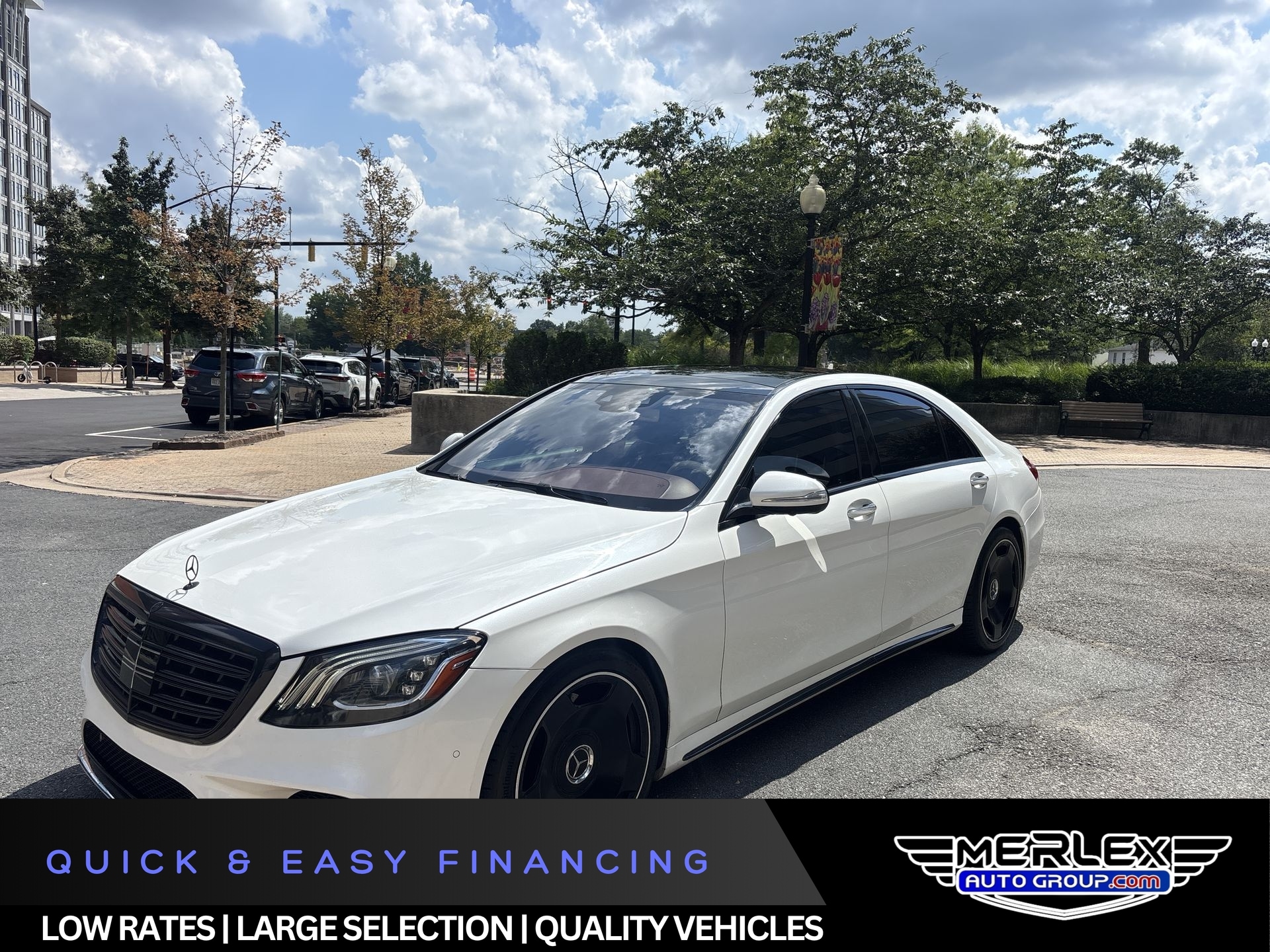 White 2018 Mercedes-Benz S-Class Sedan All-Wheel Drive 9-Speed Automatic