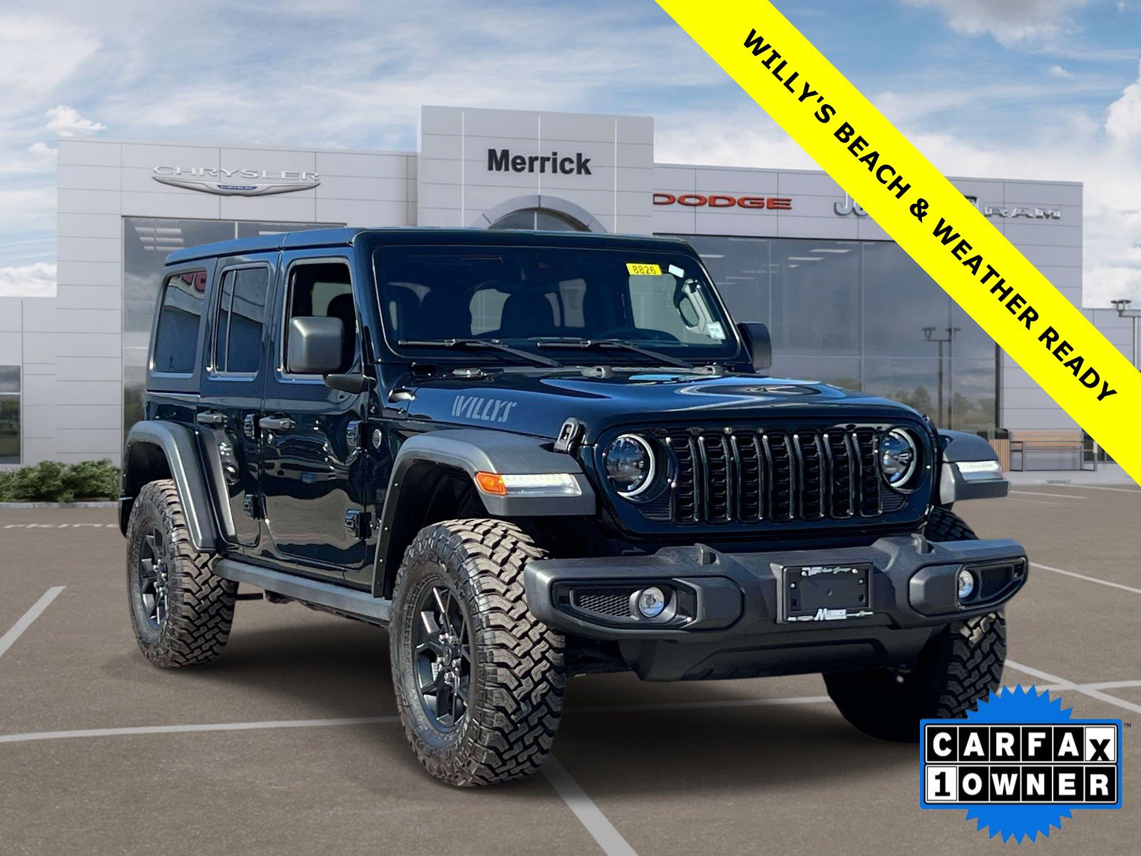 Certified 2025 Jeep Wrangler Willys Willys 4x4