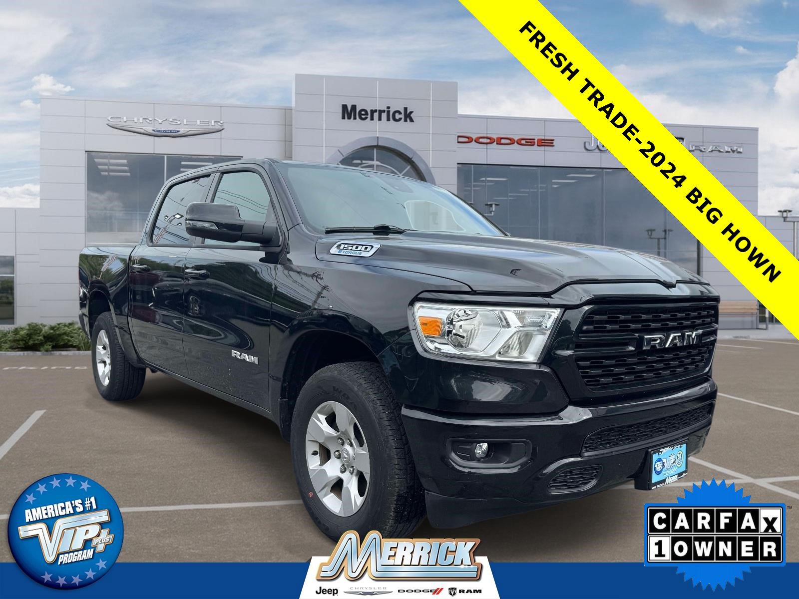 Certified 2024 Ram 1500 Big Horn Big Horn 4x4 Crew Cab 57 Box