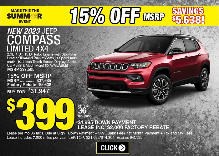 Our Best New Car Specials Merrick DCJ in Wantagh, NY