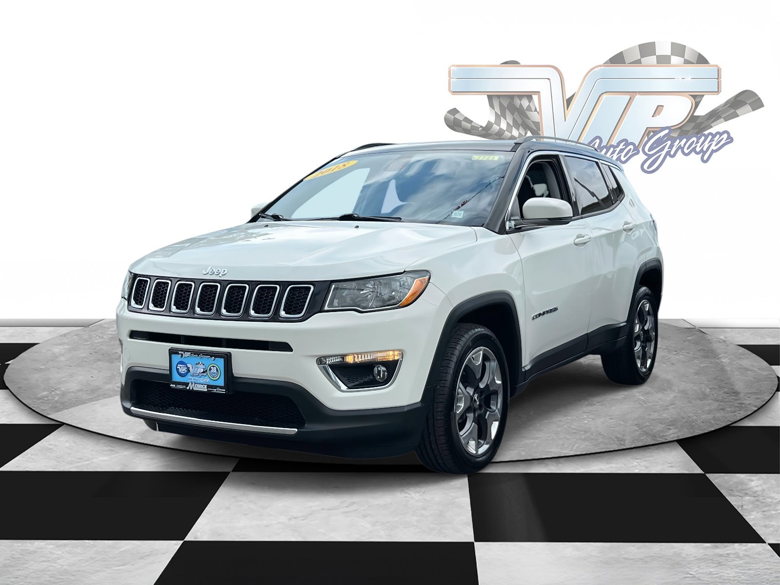 Used 2018 Jeep Compass Limited with VIN 3C4NJDCB3JT128681 for sale in Wantagh, NY