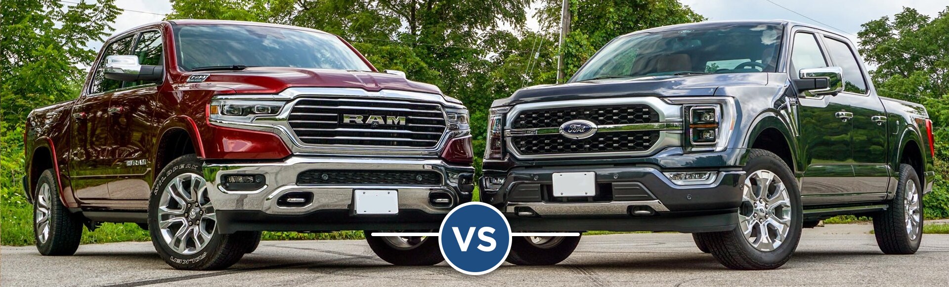 Merrick Jeep Ram 1500 vs Ford F150