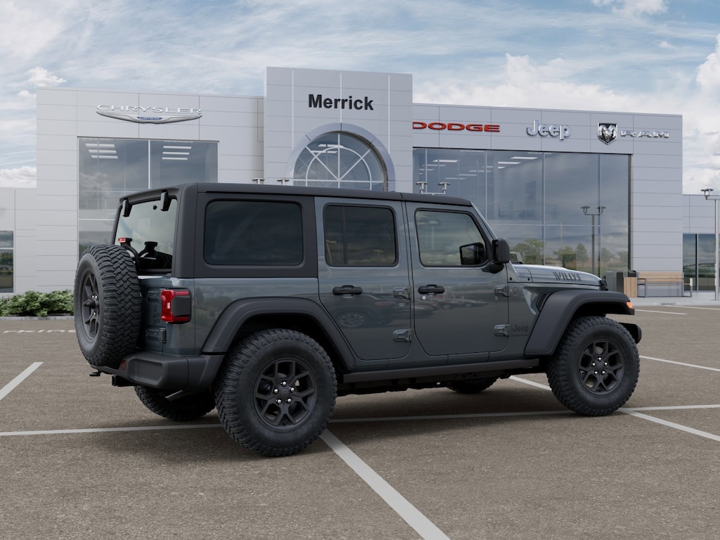 New 2025 Jeep Wrangler 4-DOOR WILLYS Sport Utility