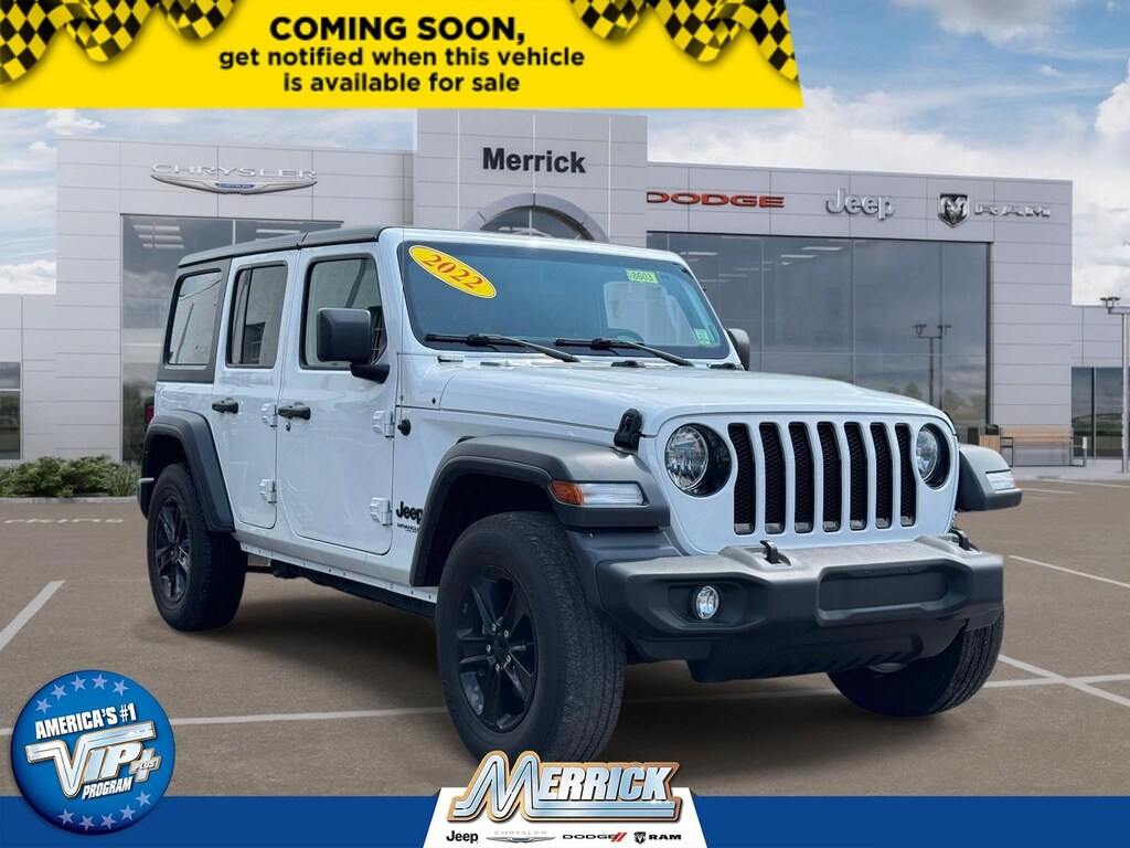 Used 2022 Jeep Wrangler Unlimited Sport Altitude Unlimited Sport Altitude 4x4