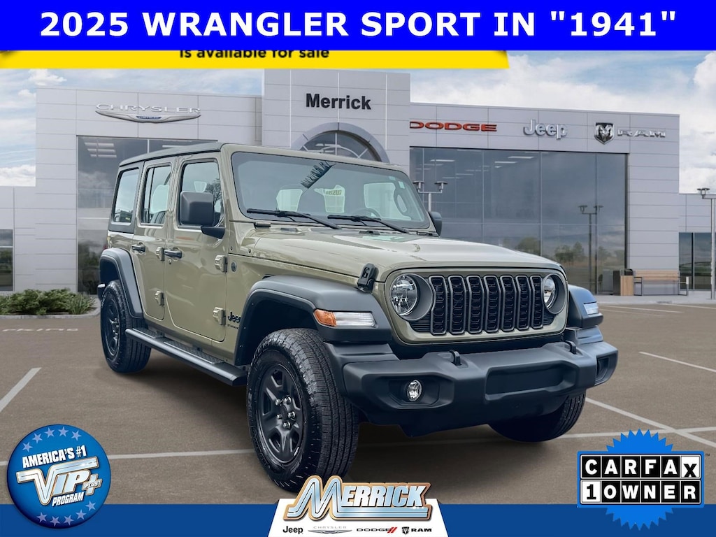 Used 2025 Jeep Wrangler Sport Sport 4x4