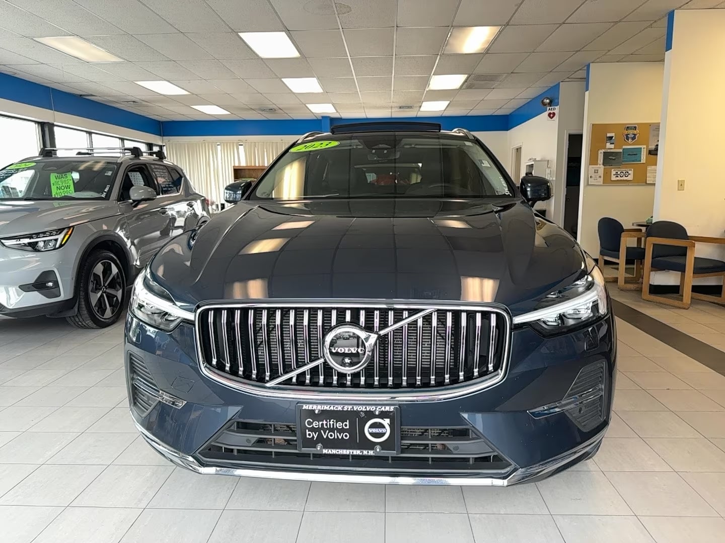 Certified 2023 Volvo XC60 Ultimate with VIN YV4062RA2P1293875 for sale in Manchester, NH