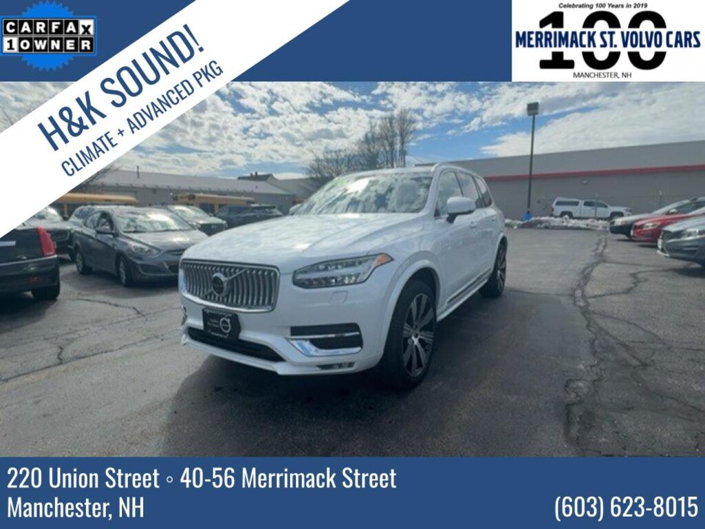 Used 2022 Volvo XC90 For Sale at Merrimack Street Volvo Cars VIN