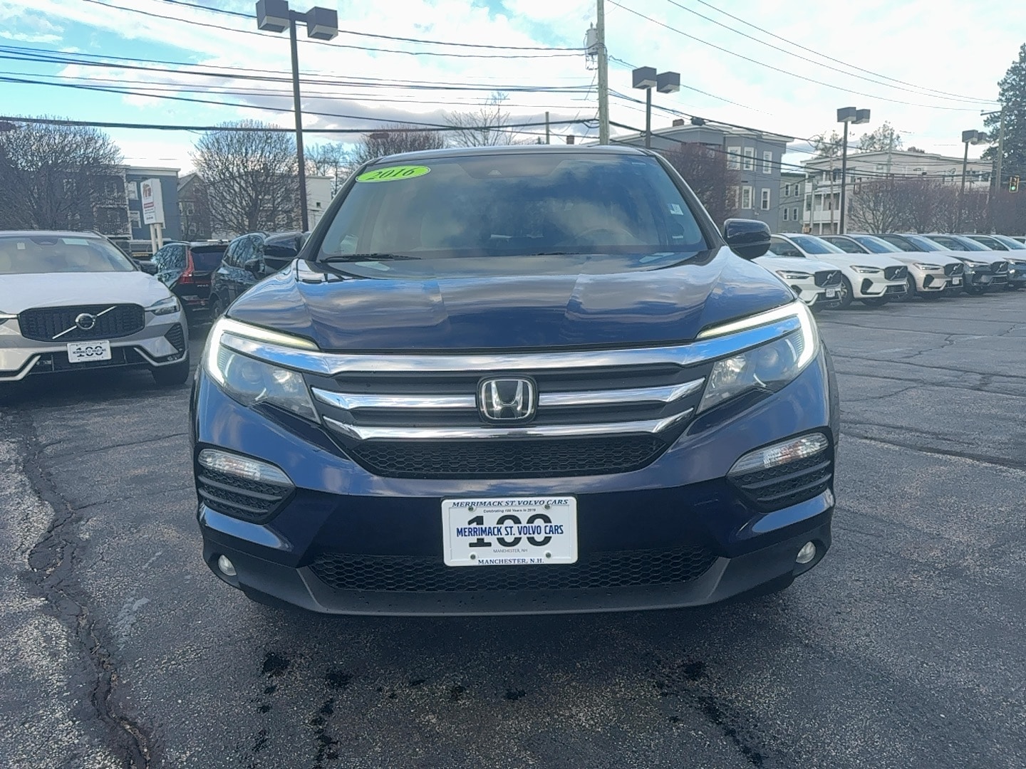 Used 2016 Honda Pilot EX with VIN 5FNYF6H49GB055621 for sale in Manchester, NH