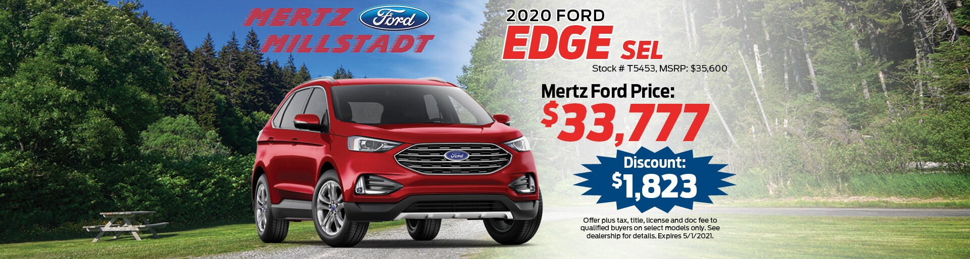 2020 Ford Edge SEL Buy Offer | Mertz Ford