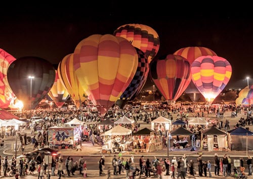 SanTan Village Holiday Balloon Glow