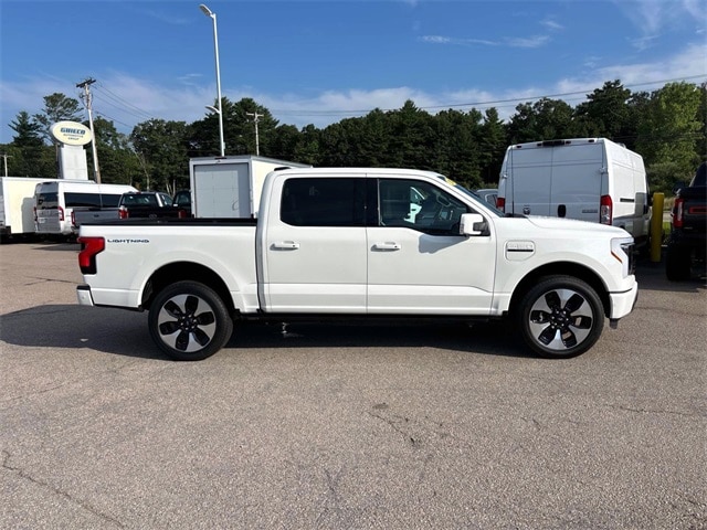 Used 2023 Ford F-150 Lightning Platinum with VIN 1FT6W1EVXPWG03970 for sale in Raynham, MA