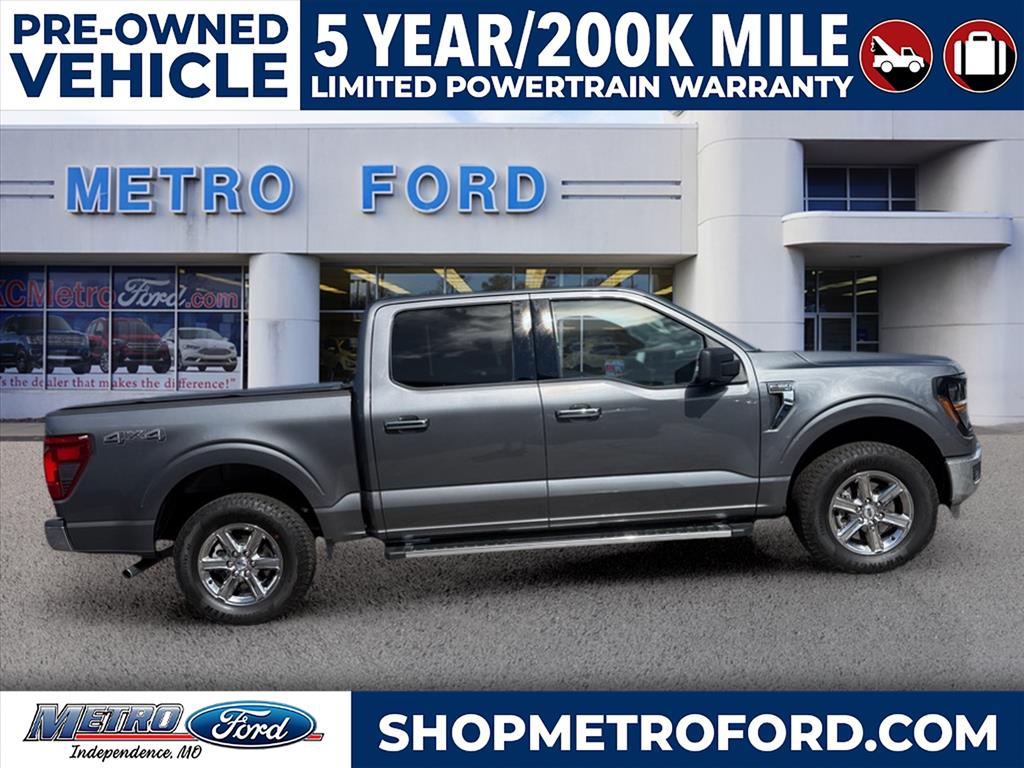 Used 2024 Ford F-150 XLT with VIN 1FTEW3LP1RFA00761 for sale in Kansas City