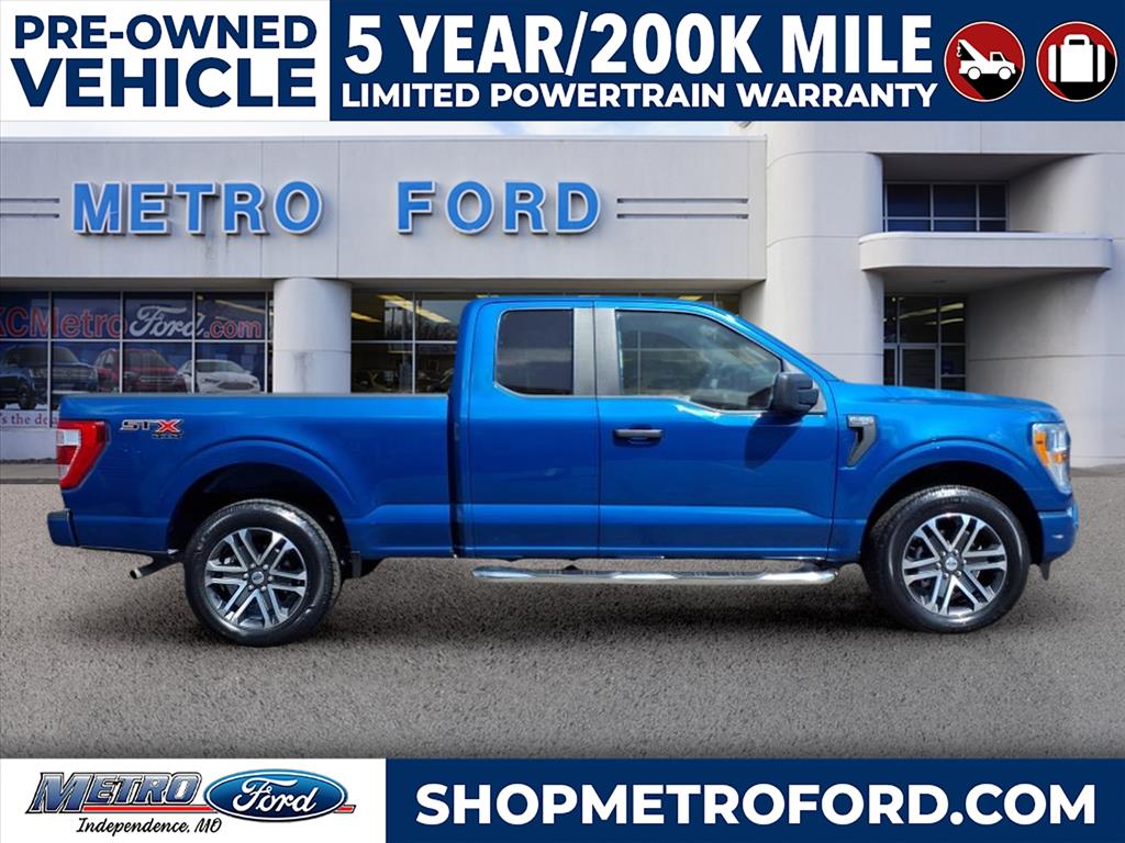 Used 2022 Ford F-150 XL with VIN 1FTEX1EP3NKD39098 for sale in Kansas City