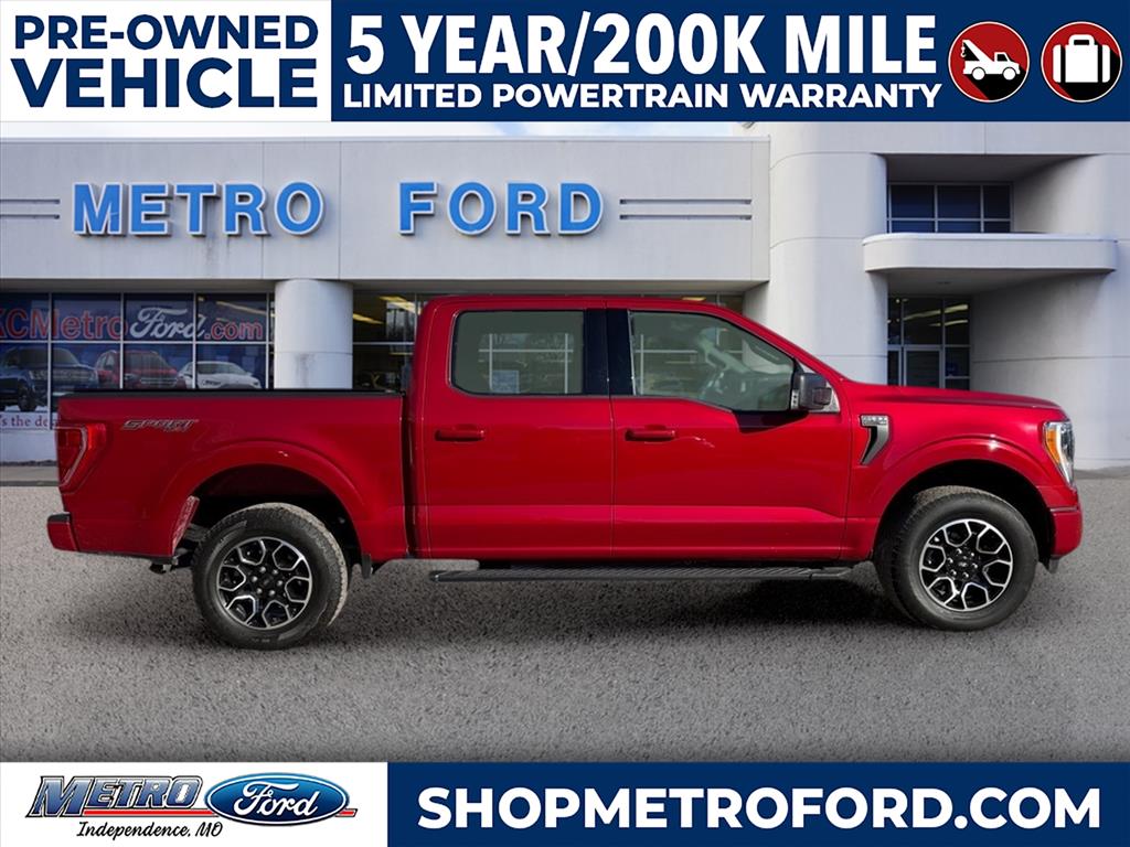 Used 2022 Ford F-150 XLT with VIN 1FTEW1EPXNKE77563 for sale in Kansas City