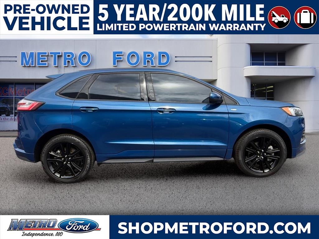 Used 2022 Ford Edge ST-Line with VIN 2FMPK4J97NBA40381 for sale in Kansas City