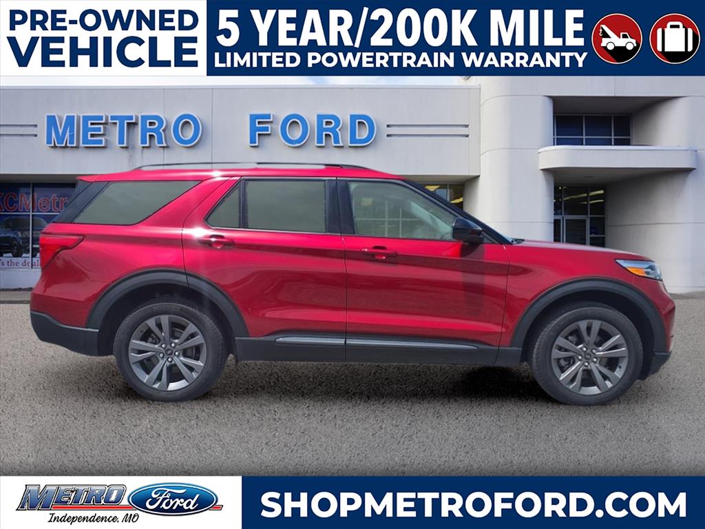 Used 2023 Ford Explorer XLT with VIN 1FMSK8DH0PGB35848 for sale in Kansas City