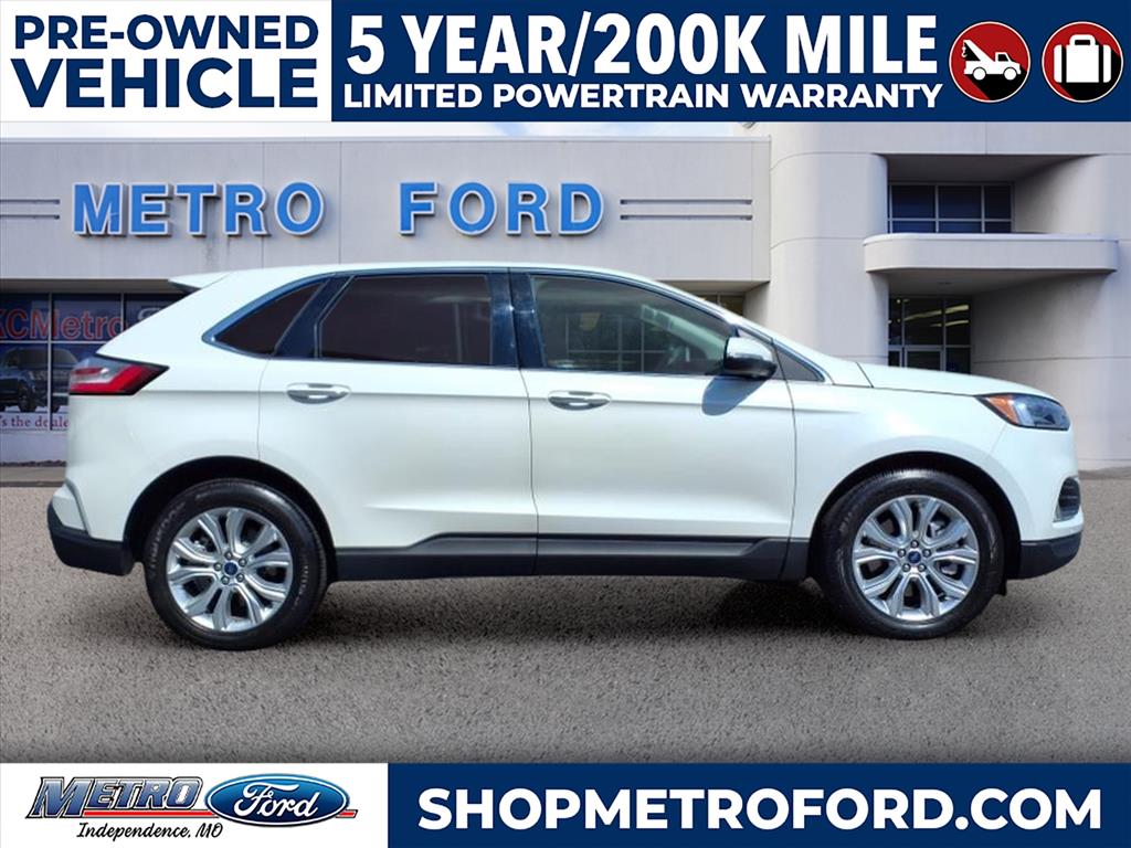 Used 2022 Ford Edge Titanium with VIN 2FMPK4K90NBA46053 for sale in Kansas City
