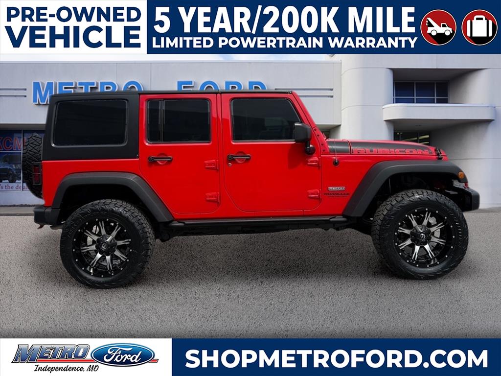 Used 2017 Jeep Wrangler Unlimited Rubicon Recon with VIN 1C4BJWFG7HL691972 for sale in Kansas City