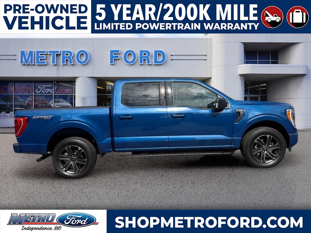 Used 2022 Ford F-150 XLT with VIN 1FTEW1EP4NKD22992 for sale in Kansas City