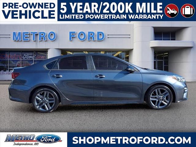 Used 2021 Kia Forte GT-Line with VIN 3KPF34AD2ME386556 for sale in Kansas City