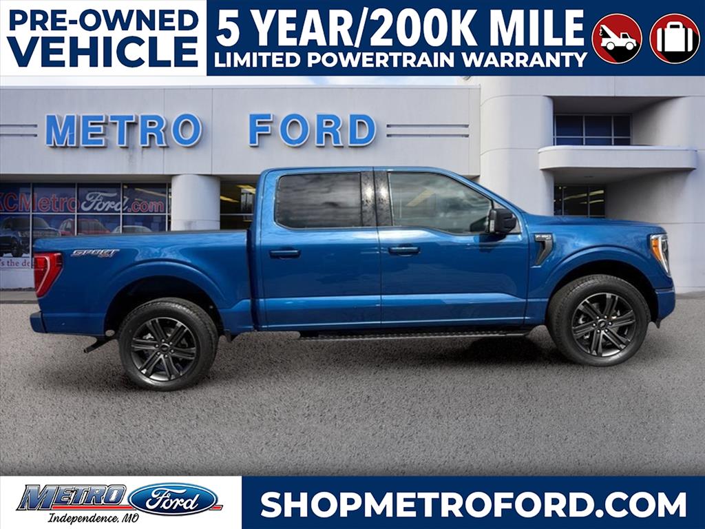 Used 2022 Ford F-150 XLT with VIN 1FTEW1EP4NKD22992 for sale in Kansas City