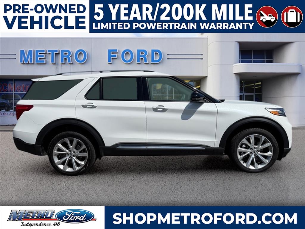 Used 2022 Ford Explorer Platinum with VIN 1FM5K8HC0NGB96870 for sale in Kansas City