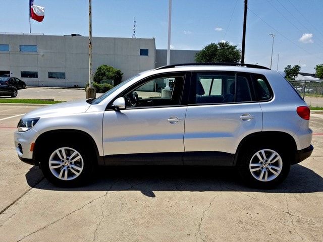 Used 2015 Volkswagen Tiguan S with VIN WVGAV7AX5FW607068 for sale in Houston, TX