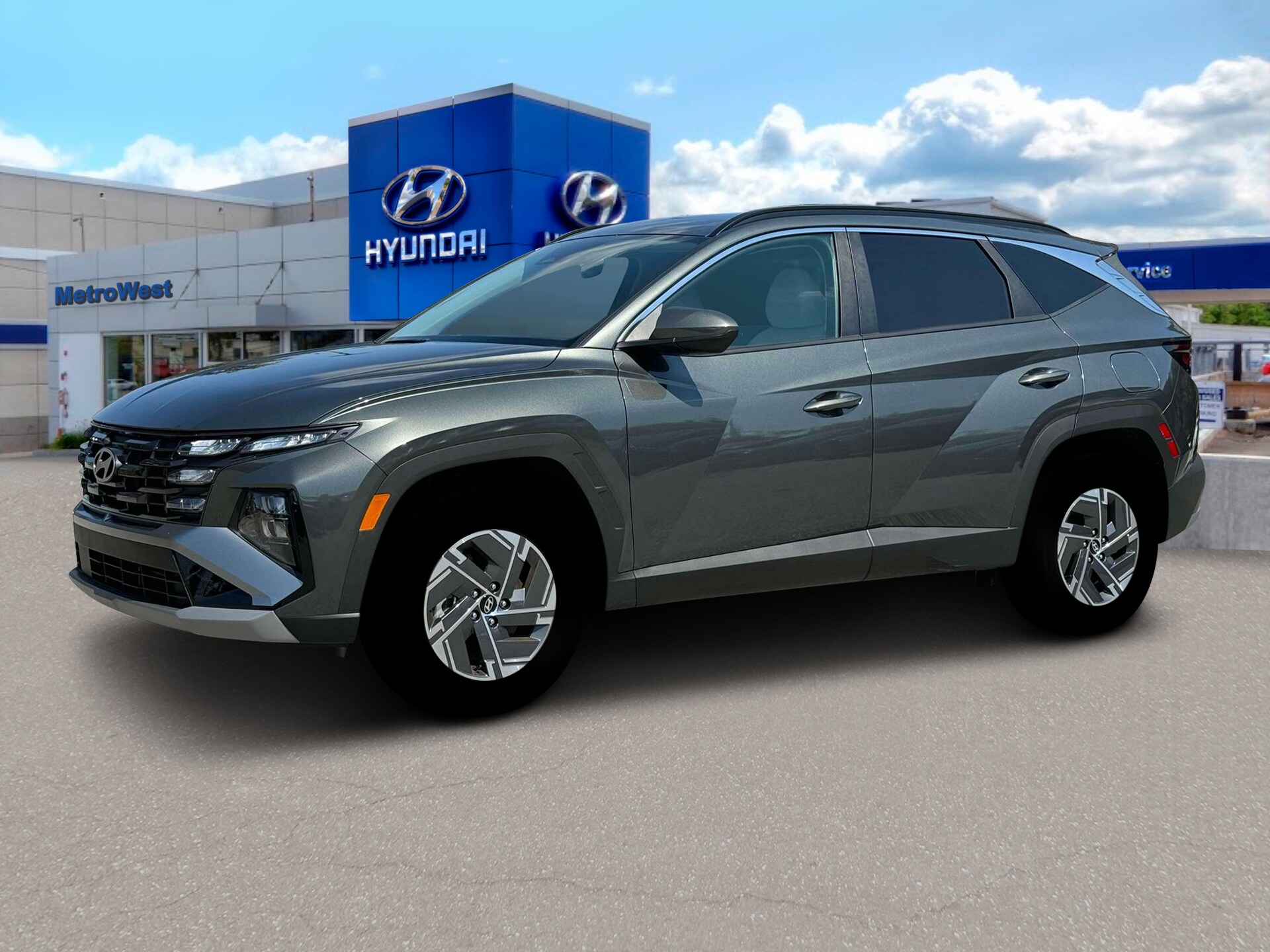 2025 Hyundai Tucson Hybrid Blue photo 2