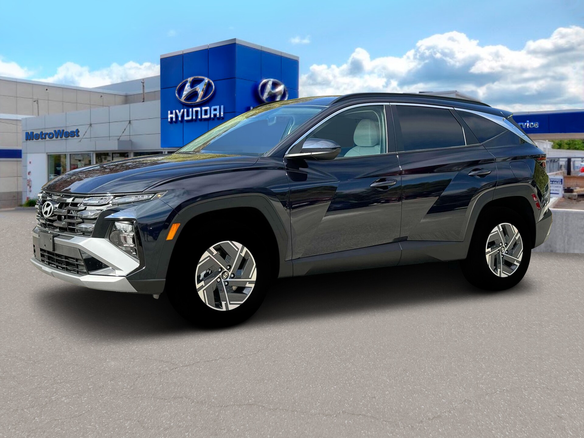 2025 Hyundai Tucson Hybrid Blue photo 2