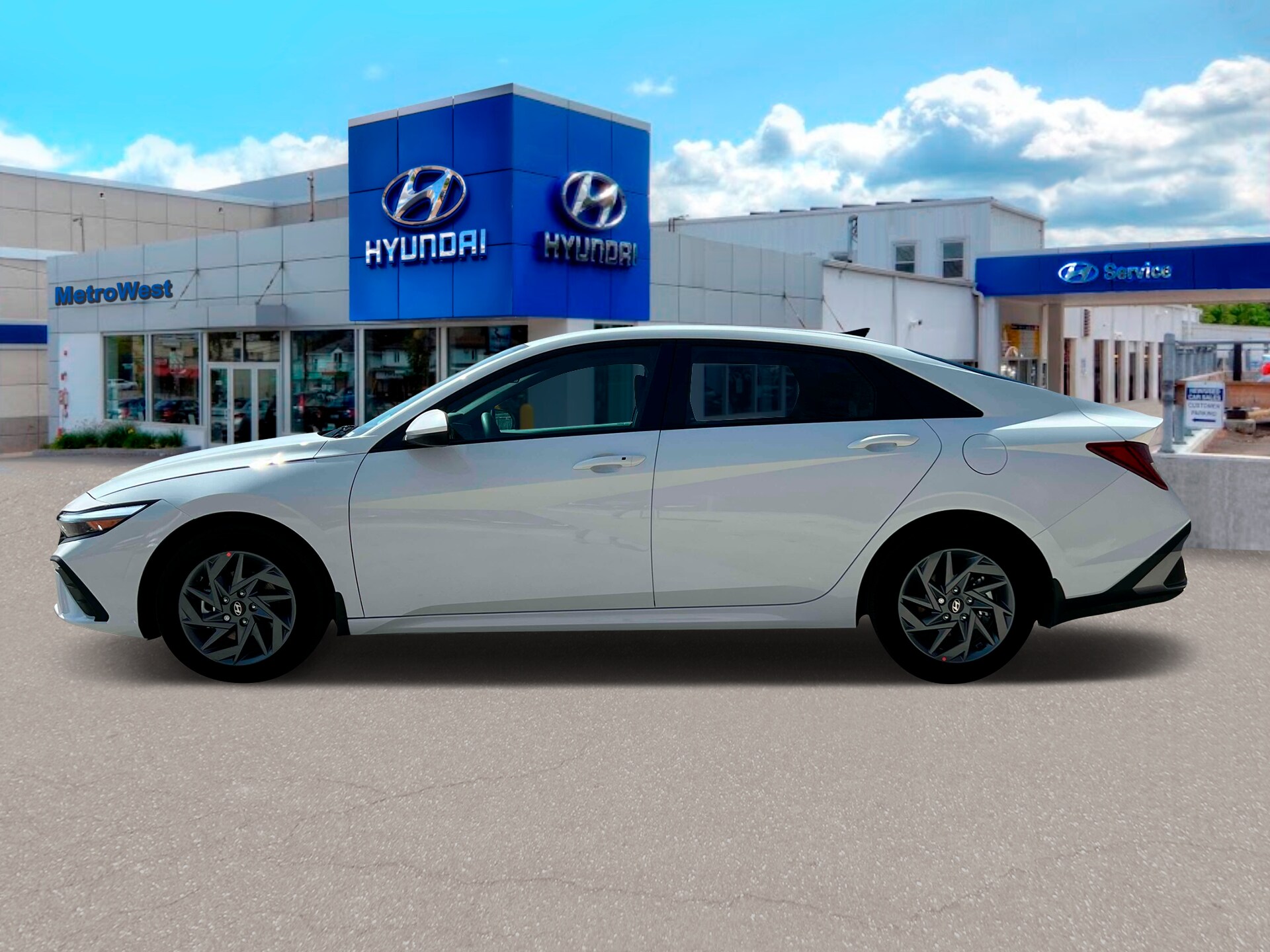 2025 Hyundai Elantra Hybrid Blue photo 3