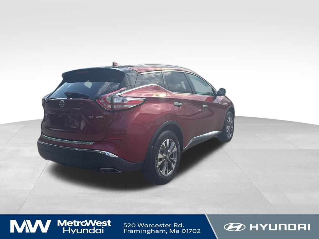 Used 2017 Nissan Murano SL with VIN 5N1AZ2MH8HN155864 for sale in Framingham, MA