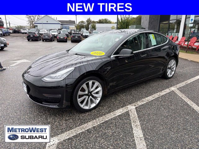 Used 2020 Tesla Model 3 Base with VIN 5YJ3E1EB3LF795324 for sale in Natick, MA