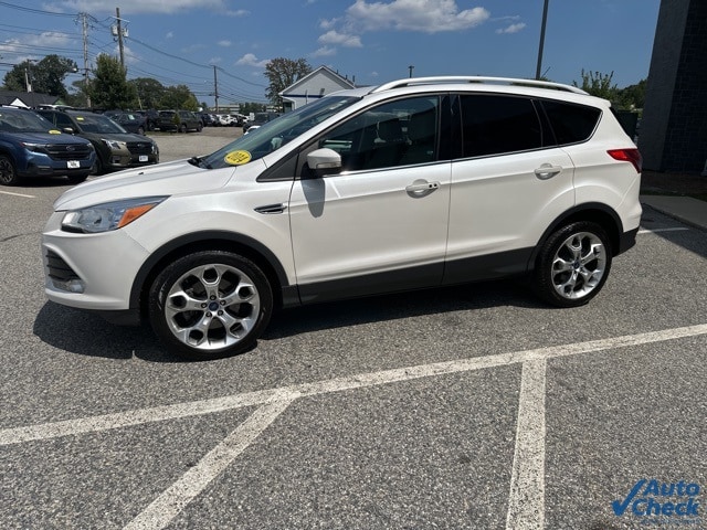 Used 2014 Ford Escape Titanium with VIN 1FMCU9J9XEUC13875 for sale in Natick, MA