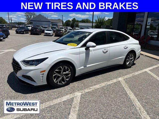 Used 2020 Hyundai Sonata SEL with VIN 5NPEF4JA8LH022273 for sale in Natick, MA