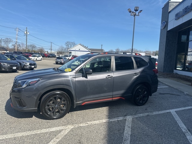 Used 2022 Subaru Forester Sport with VIN JF2SKAJC7NH452426 for sale in Natick, MA