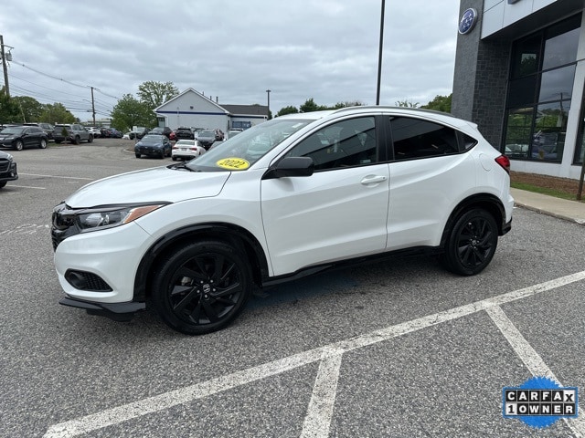 Used 2022 Honda HR-V Sport with VIN 3CZRU6H11NM763459 for sale in Natick, MA