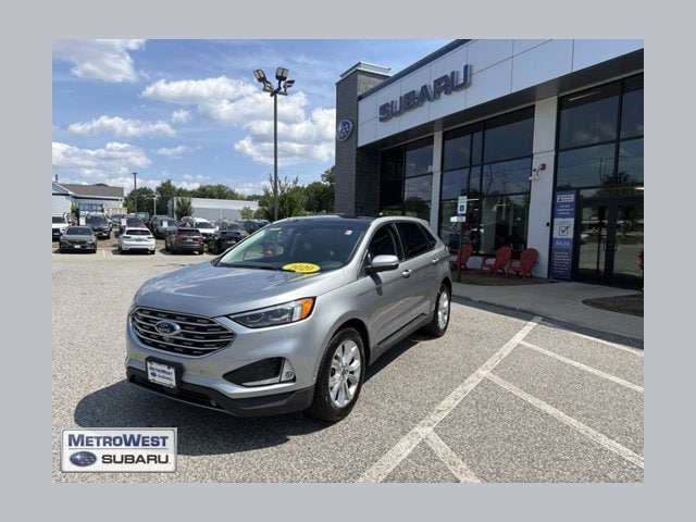 Used 2020 Ford Edge Titanium with VIN 2FMPK4K93LBA00620 for sale in Natick, MA