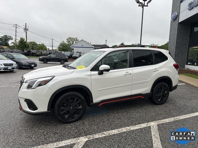 Used 2022 Subaru Forester Sport with VIN JF2SKAJC6NH471646 for sale in Natick, MA