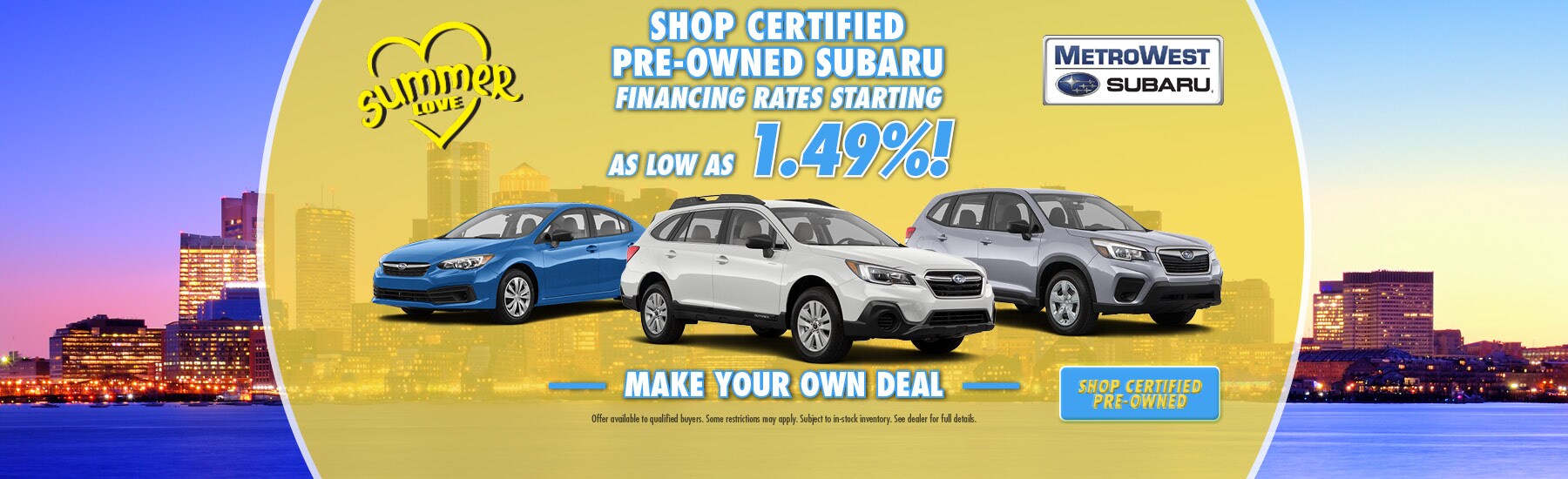 Boston Area Subaru Dealership MetroWest Subaru Sells New & Used Cars