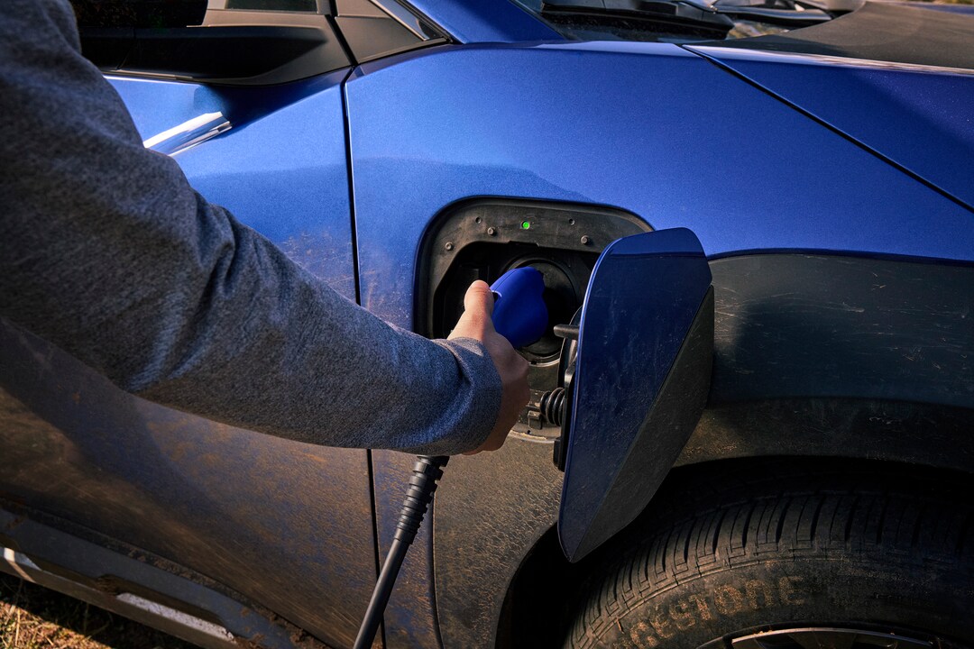 Family riding in vehicle