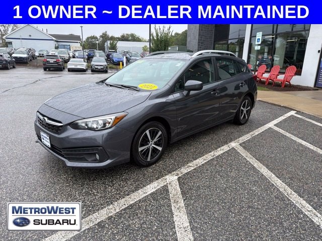 Used 2022 Subaru Impreza Premium with VIN 4S3GTAV61N3725573 for sale in Natick, MA