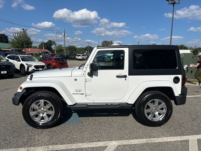 Used 2018 Jeep Wrangler JK Sahara with VIN 1C4AJWBGXJL812159 for sale in Natick, MA