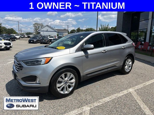 Used 2020 Ford Edge Titanium with VIN 2FMPK4K93LBA00620 for sale in Natick, MA