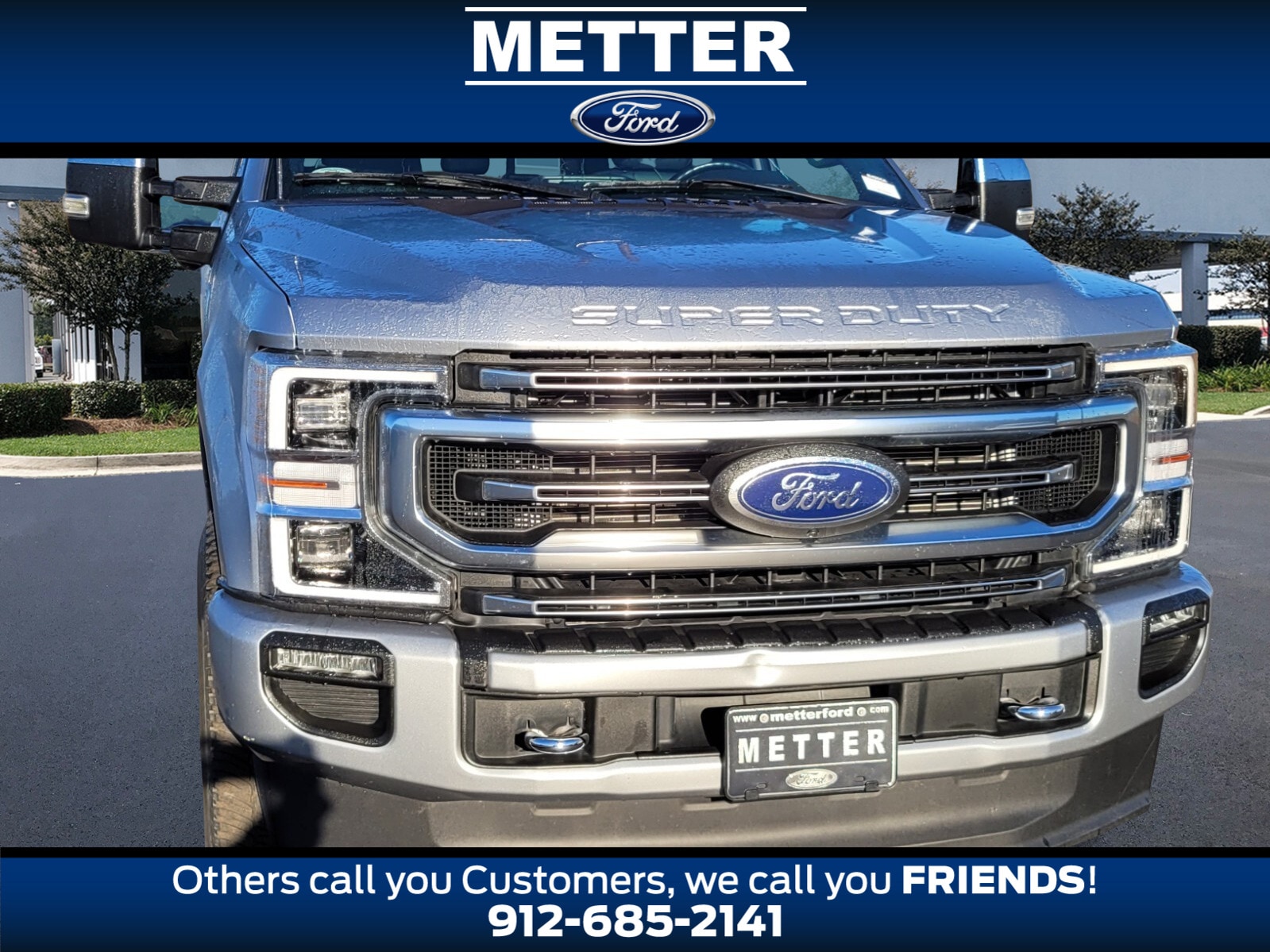 Used 2022 Ford F-350 Super Duty Platinum with VIN 1FT8W3BT5NEF38682 for sale in Metter, GA
