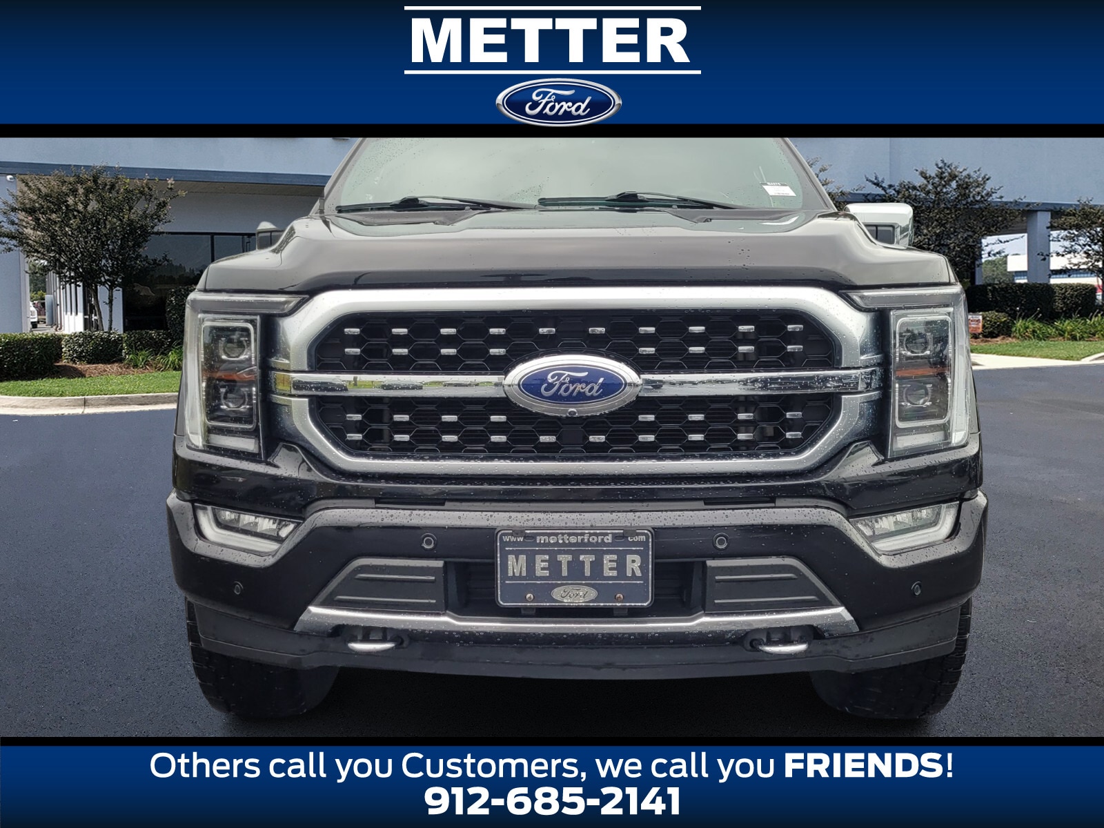 Used 2023 Ford F-150 Platinum with VIN 1FTFW1E85PFB28738 for sale in Metter, GA