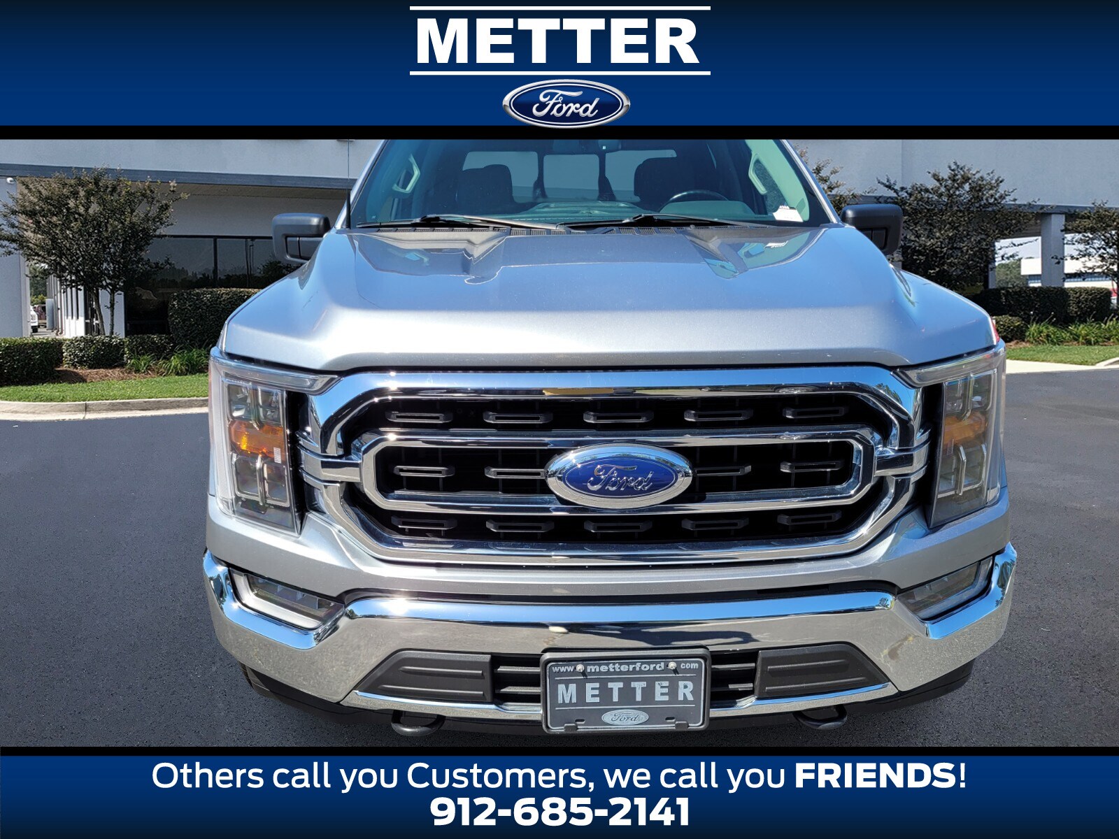 Used 2022 Ford F-150 XLT with VIN 1FTFW1E56NFB55854 for sale in Metter, GA