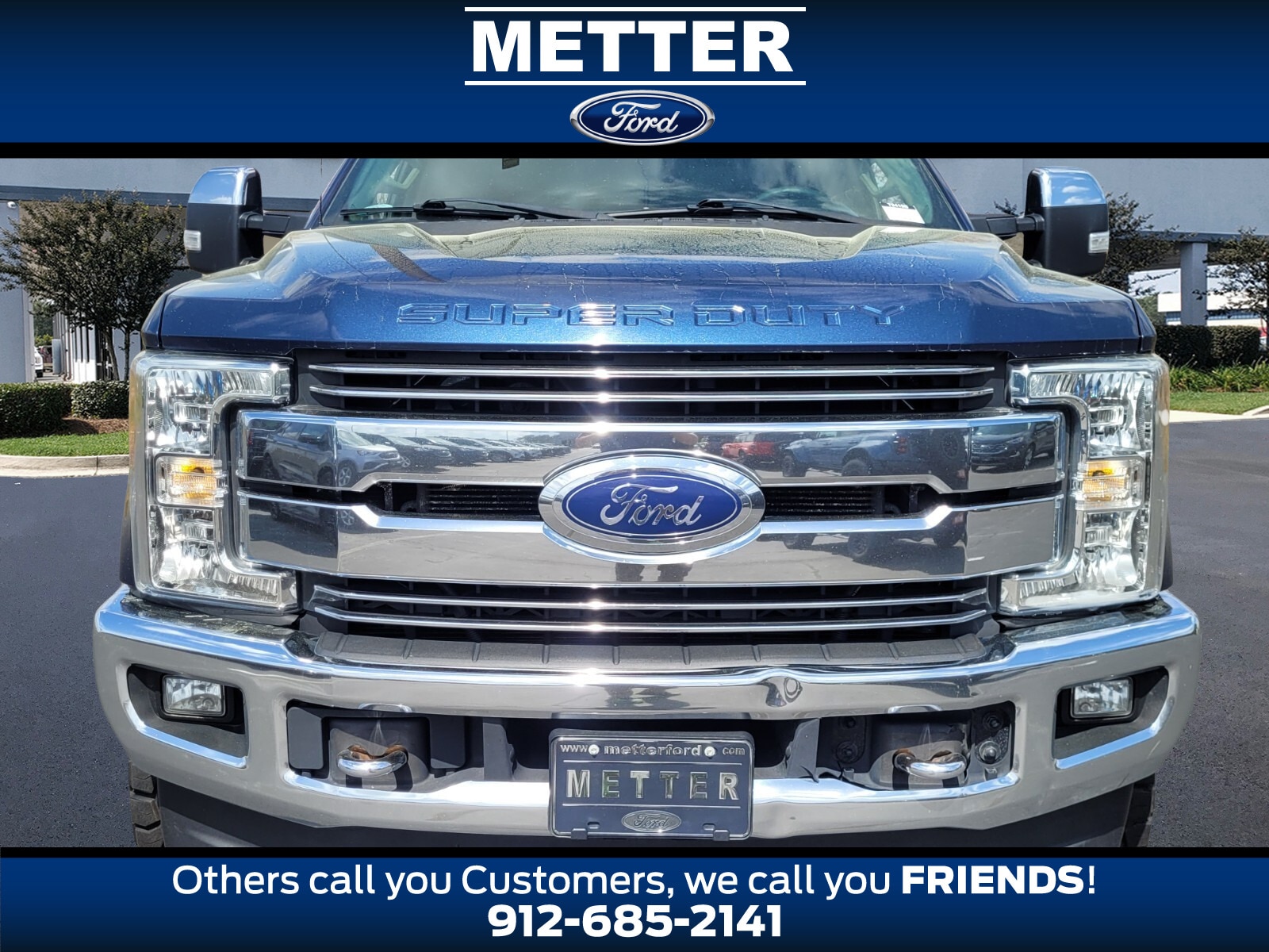 Used 2017 Ford F-250 Super Duty Lariat with VIN 1FT7W2BT0HEC13240 for sale in Metter, GA