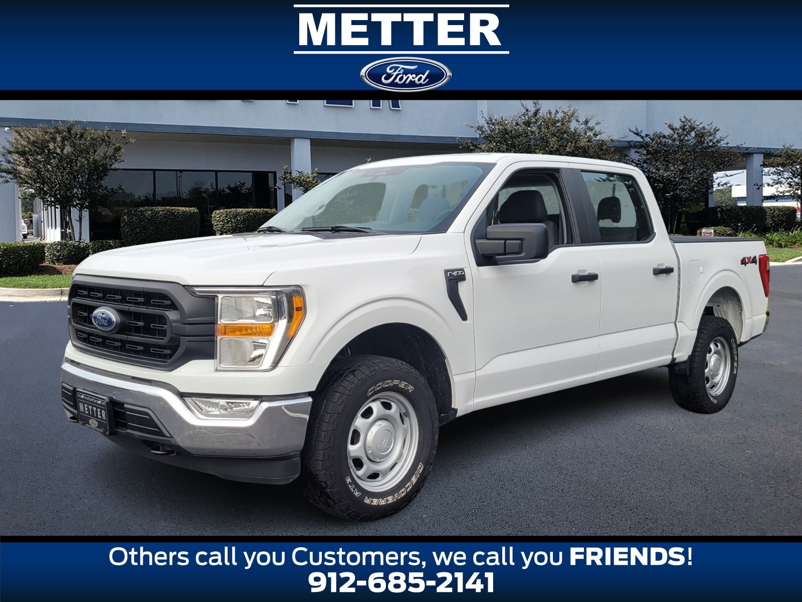 Used 2022 Ford F-150 XL with VIN 1FTEW1EB9NKD57418 for sale in Metter, GA